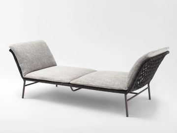 DAYDREAM - Upholstered fabric Garden daybed by Living Divani - view 2